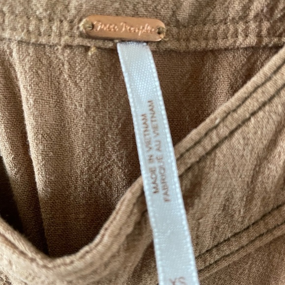 Free People Tan Sleeveless Dress - Picture 4 of 4